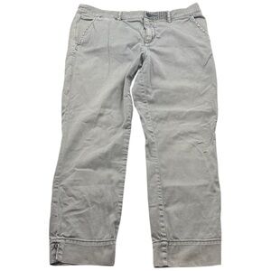 Pilcro and the Letterpress Stet‎ Women’s Gray Cropped Pants Sz 30 Stretch Casual